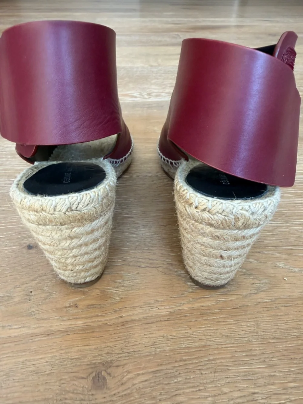 Celine maroon espadrille